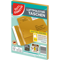 Gut & Günstig Luftpolstertasche D 3er