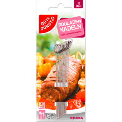 Gut & Günstig Rouladennadeln Edelstahl 10er