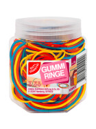 Gut & Günstig Gummiringe farbig sortiert 80g