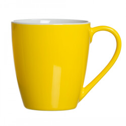 Gut & Günstig Kaffeebecher Color gelb