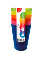 Gut & Günstig Trinkbecher Kunststoff 6er