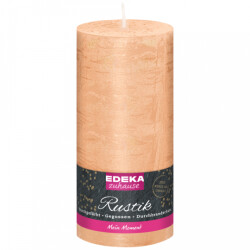 EDEKA Rustik Stumpenkerze beige 16er 7cm