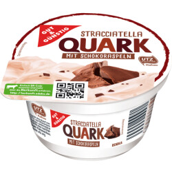 Gut & Günstig Fruchtquark mit Schokoraspeln...