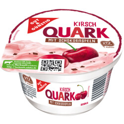 Gut & Günstig Fruchtquark mit Schokoraspeln...