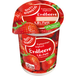 Gut & Günstig fettarmer Fruchtjoghurt 1,8%...