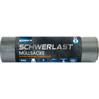 EDEKA Schwerlast-Müllsäcke schwarz/silber 240l 5ST