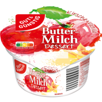 Gut & Günstig Buttermilch Dessert Kirsch Vanille...