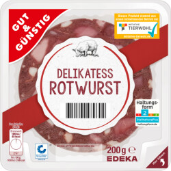 Gut & Günstig Rotwurst 200g QS