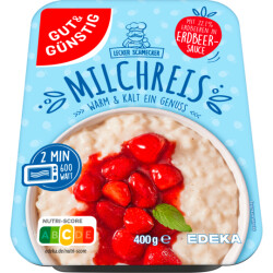 Gut &amp; G&uuml;nstig Milchreis mit Erdbeeren in...