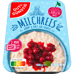 Gut & Günstig Milchreis mit Kirschen in...