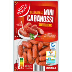 Gut & Günstig Mini Cabanossi mild 250g