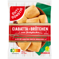 Gut & Günstig Ciabatta Brötchen 8er 560g