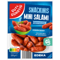 Gut & Günstig Snackinis Mini-Salami 250g