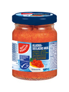 Gut & Günstig Alaska Seelachs Schnitzel Lachsersatz in Rapsöl 125g