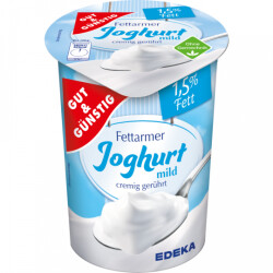 Gut &amp; G&uuml;nstig fettarmer Joghurt 1,5% 500g