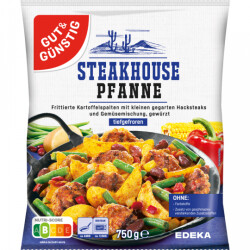 Gut &amp; G&uuml;nstig Steakhouse-Pfanne 750g
