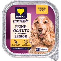 EDEKA Herzhafte Bissen Senior mit Huhn und Reis 300g