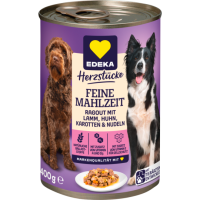 EDEKA Feine Mahlzeit mit Lamm,Huhn,Nudeln und Karotten 400g