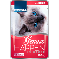 EDEKA Genuss Happen Rind Pouchbeutel 100g
