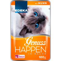 EDEKA Genuss Happen Huhn Pouchbeutel 100g