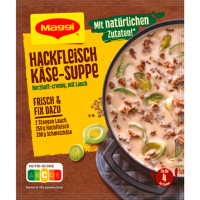 Maggi Fix Hackfleisch Käse Suppe mit Lauch 46g