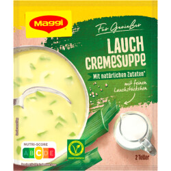 Maggi F&uuml;r Genie&szlig;er Suppe Lauch Creme f&uuml;r...