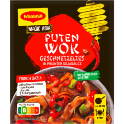 Maggi Fix Puten-Wok Geschnetzeltes 37g