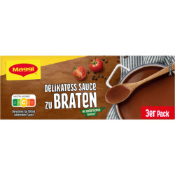 Maggi Delikatess Sauce zu Braten für 3x250ml