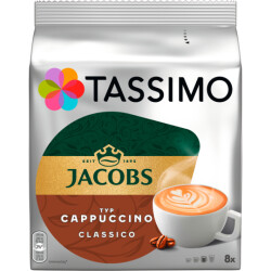 Tassimo Jacobs Kapseln Cappuccino Classico 8+8ST 260g