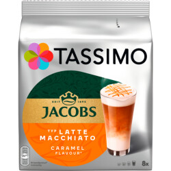 Tassimo Jacobs Kapseln Latte Macciato Caramel 8+8ST 268g