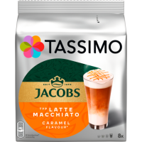 Tassimo Jacobs Kapseln Latte Macciato Caramel 8+8ST 268g