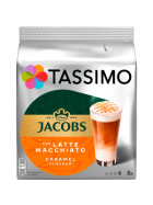 Tassimo Jacobs Kapseln Latte Macciato Caramel 8+8ST 268g