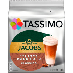 Tassimo Jacobs Kapseln Latte Macchiato Classico 8+8ST 264g