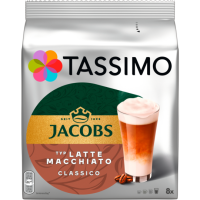 Tassimo Jacobs Kapseln Latte Macchiato Classico 8+8ST 264g