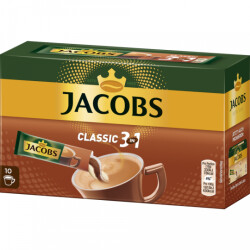 Jacobs Kaffee Instant Getränk 3in1 10ST 180g