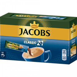 Jacobs Kaffee Instant Getränk 2in1 10ST 140g