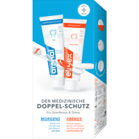 aronal/elmex Doppel-Schutz Zahncreme 2er 75ml
