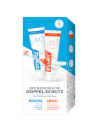 aronal/elmex Doppel-Schutz Zahncreme 2er 75ml