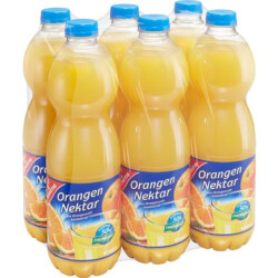 Gut & Günstig Orangennektar 6x1,5l Träger