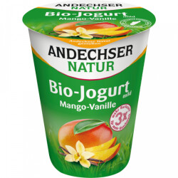 Bio Andechser Natur Joghurt Mango Vanille 400g