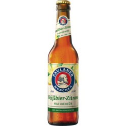 Paulaner wei&szlig;bier Zitrone Naturtr&uuml;b 0,33l