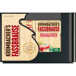 Krombacher´s Fassbrause Rhabarber 4x6x0,33l Kiste