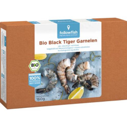 Bio Followfood Black Tiger Garnelen 200g