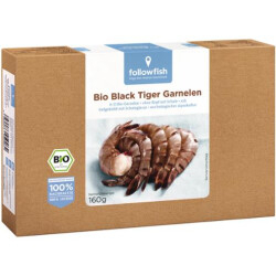 Bio Followfood Black Tiger Garnelen 200g