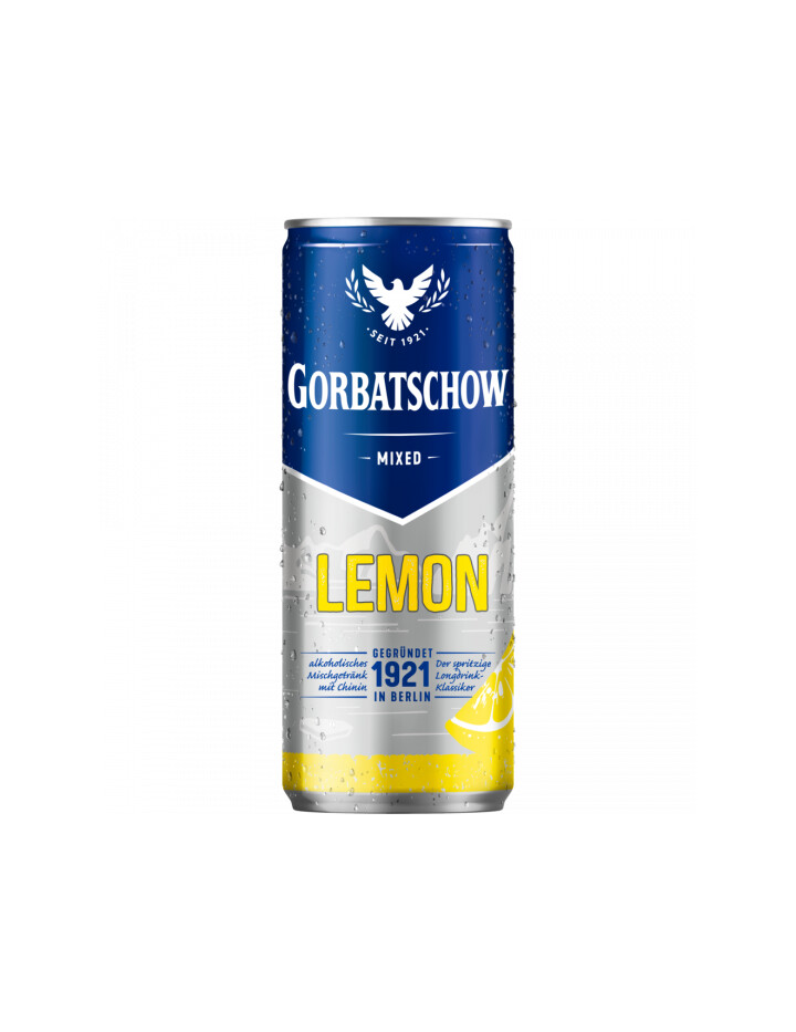 Dose Gorbatschow & Wodka Lemon 0,33l