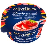 Mövenpick Birchermüsli Erdbeer-Rhabarbe 150g