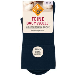 Nur Die  Damen feine Komfort Socke Farbe 940 schwarz...