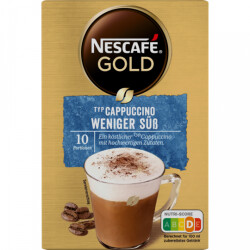 Nescafe Gold Cappuccino weniger süss 125g
