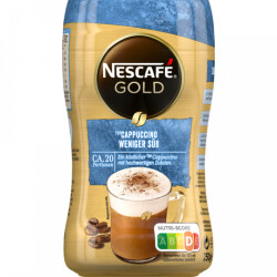 Nescafe Gold Cappuccino wenig süß 250g