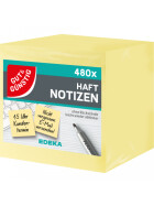 Gut & Günstig Haftnotizen 75x75mm 480BL